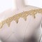 1 Yard Metallic Gold Venice Lace Trim 3.25 Inch Wide for Costumes Crowns and Home Decor